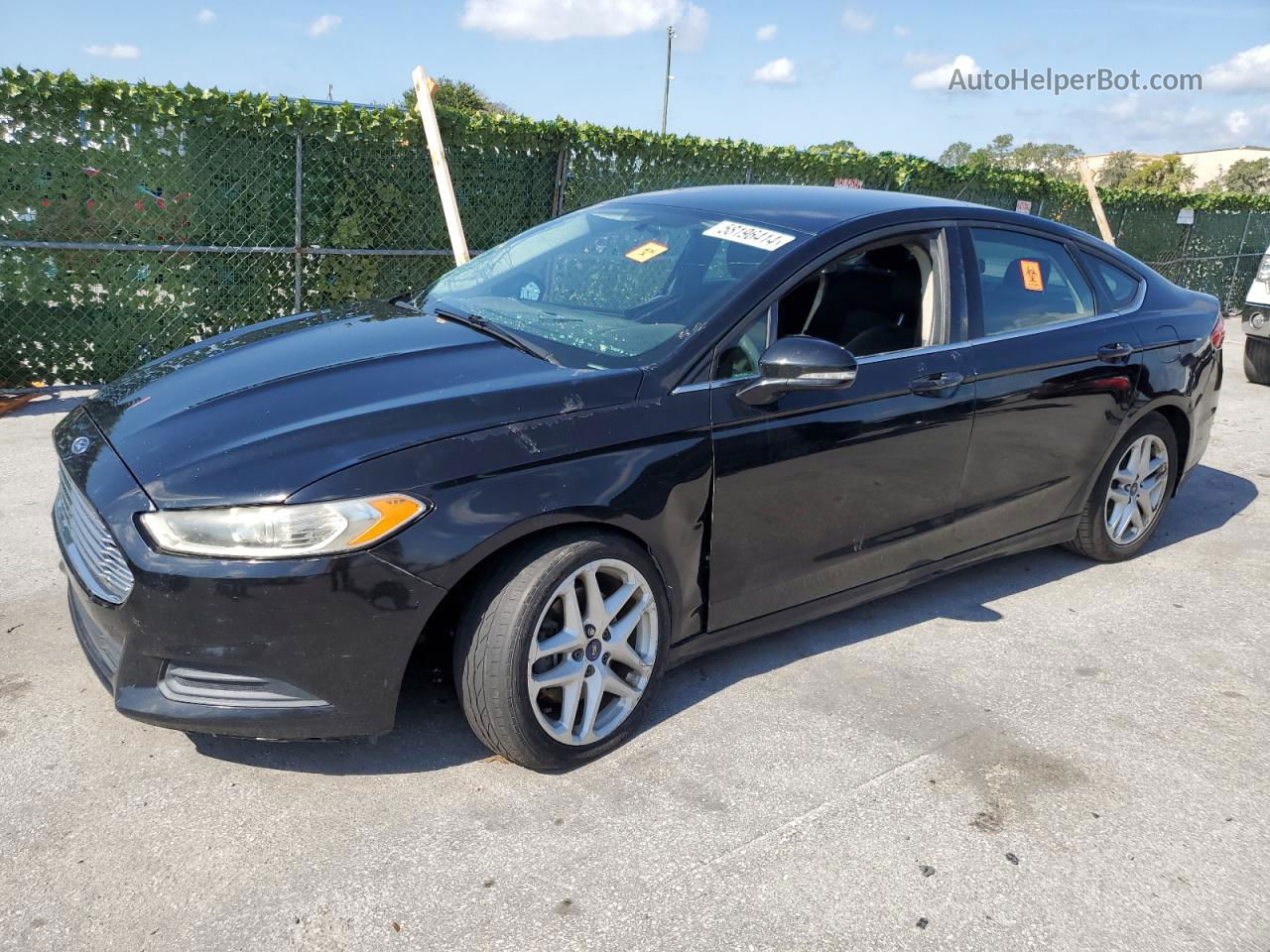 2016 Ford Fusion Se Black vin: 3FA6P0H72GR376819