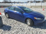 2016 Ford Fusion Se Синий vin: 3FA6P0H72GR381633