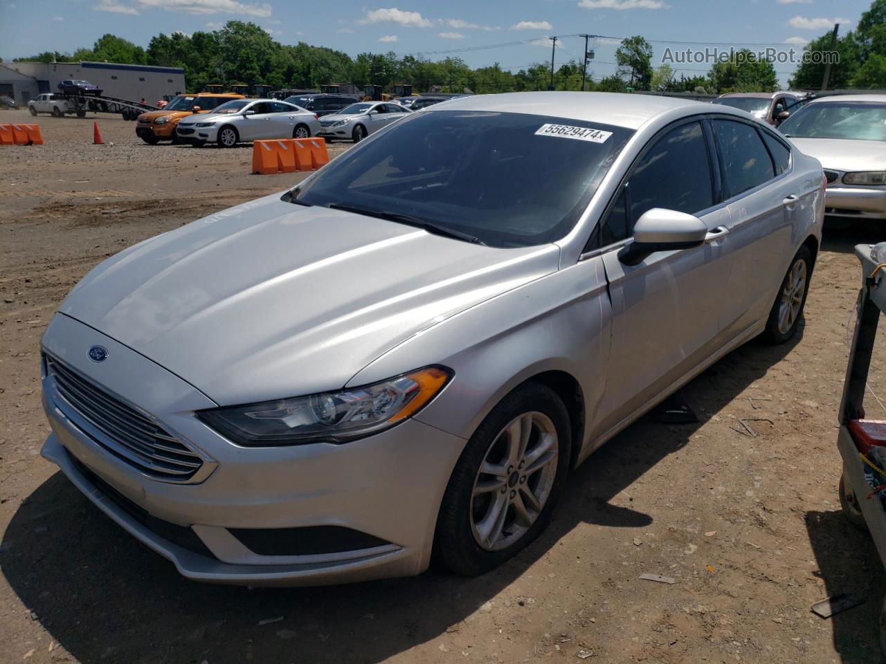 2017 Ford Fusion Se Silver vin: 3FA6P0H72HR226209