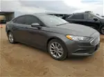 2017 Ford Fusion Se Gray vin: 3FA6P0H72HR416463