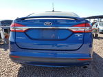 2018 Ford Fusion Se Blue vin: 3FA6P0H72JR110823