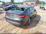 2018 Ford Fusion Se Gray vin: 3FA6P0H72JR143739