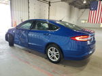 2018 Ford Fusion Se Blue vin: 3FA6P0H72JR175252