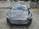 2018 Ford Fusion Se Gray vin: 3FA6P0H72JR194738