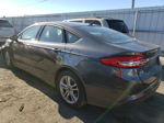 2018 Ford Fusion Se Gray vin: 3FA6P0H72JR212526