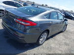 2020 Ford Fusion Se Gray vin: 3FA6P0H72LR262734