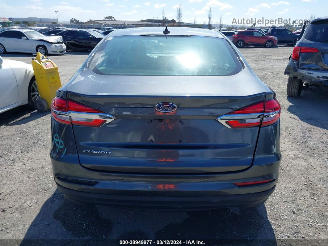 2020 Ford Fusion Se Gray vin: 3FA6P0H72LR262734