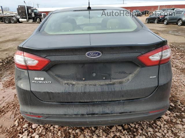 2013 Ford Fusion Se Black vin: 3FA6P0H73DR215262