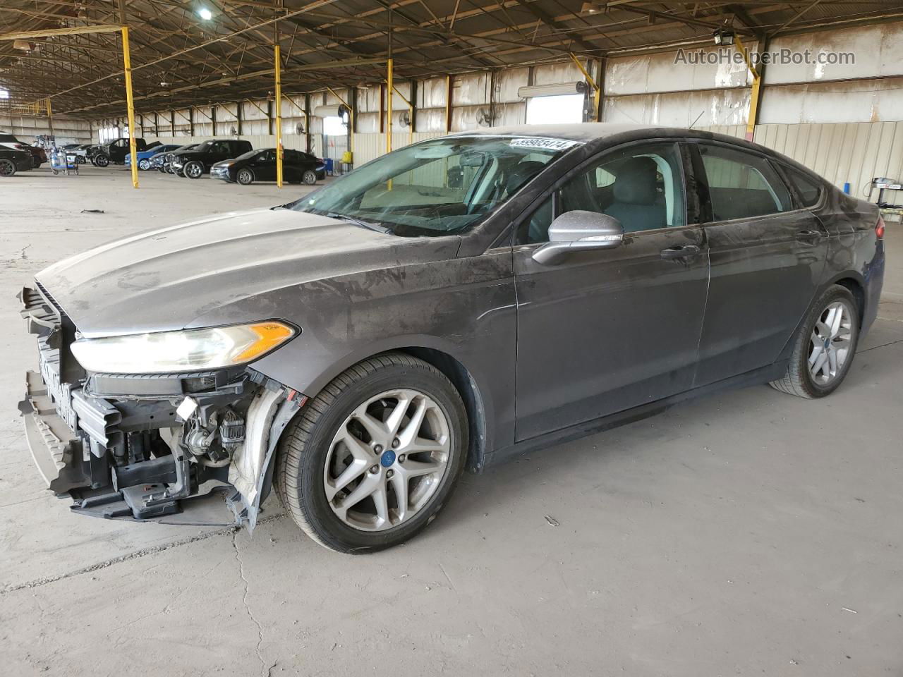 2013 Ford Fusion Se Gray vin: 3FA6P0H73DR248973