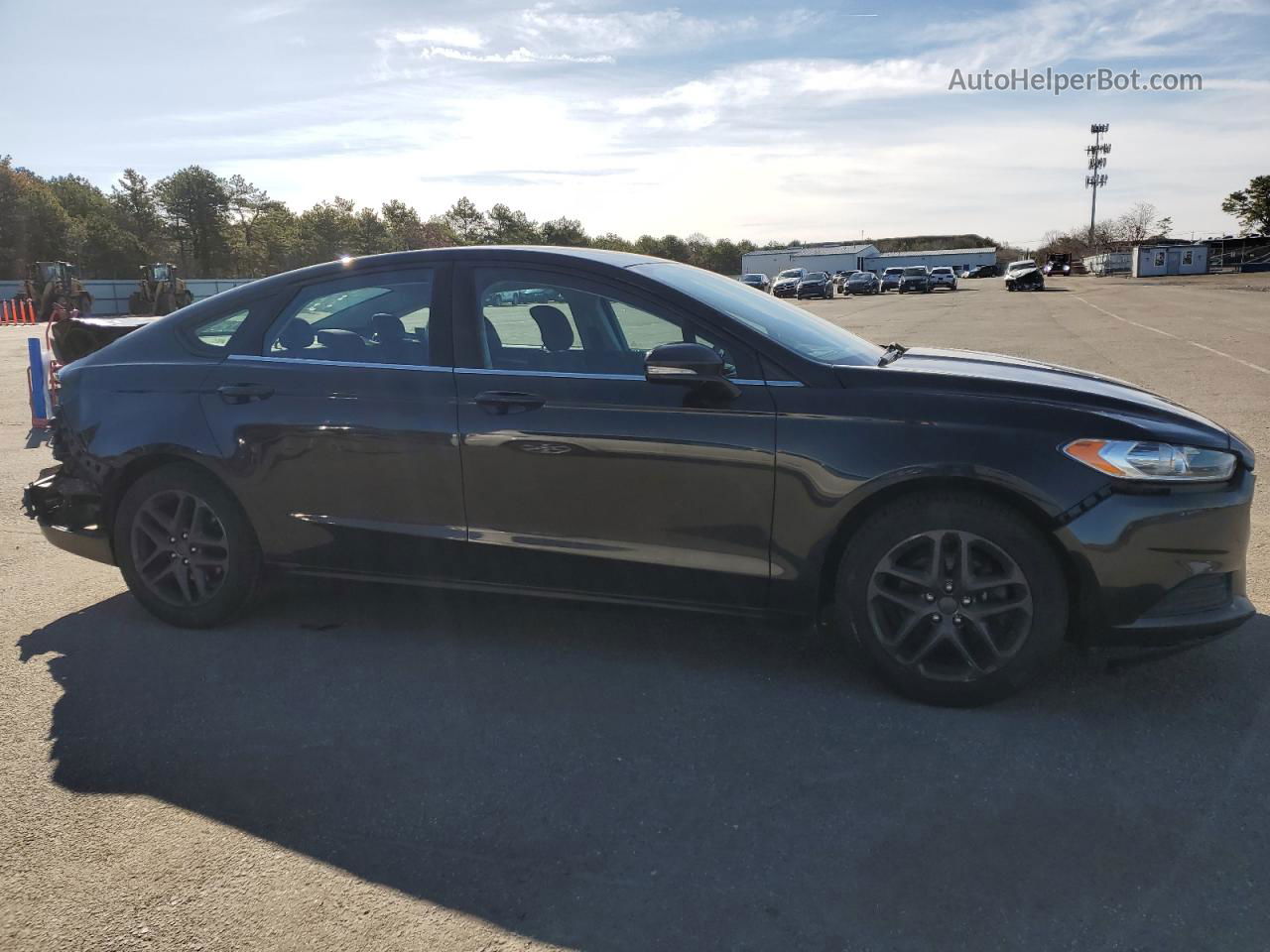 2013 Ford Fusion Se Black vin: 3FA6P0H73DR316110