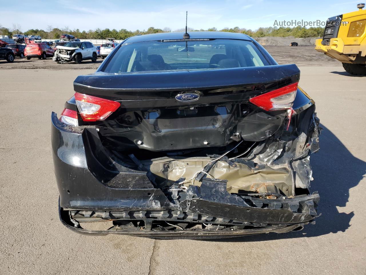 2013 Ford Fusion Se Черный vin: 3FA6P0H73DR316110