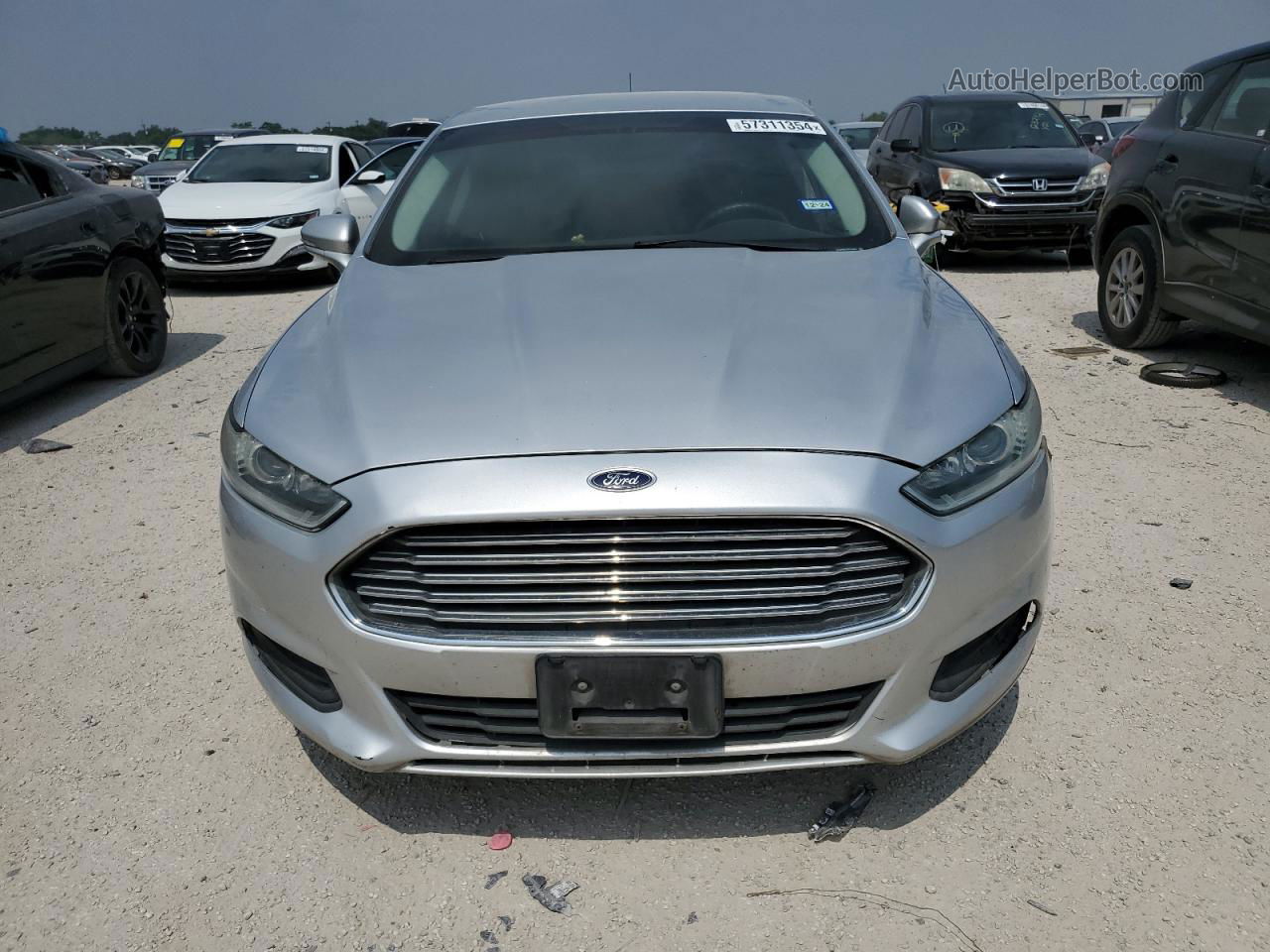 2014 Ford Fusion Se Серебряный vin: 3FA6P0H73ER149264