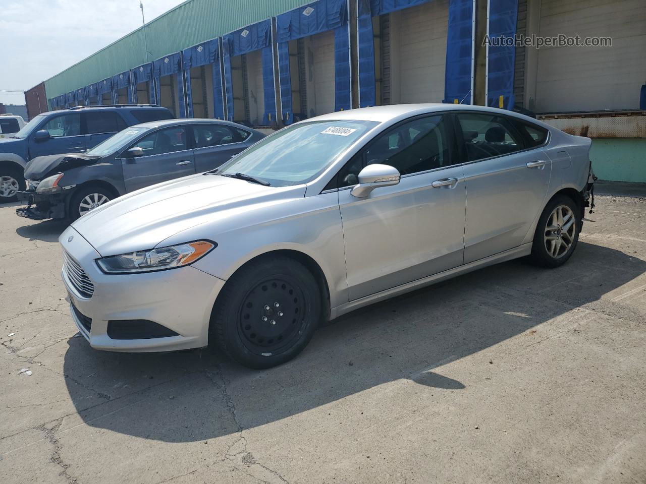 2014 Ford Fusion Se Silver vin: 3FA6P0H73ER179607