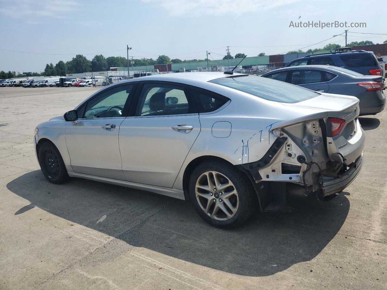 2014 Ford Fusion Se Silver vin: 3FA6P0H73ER179607