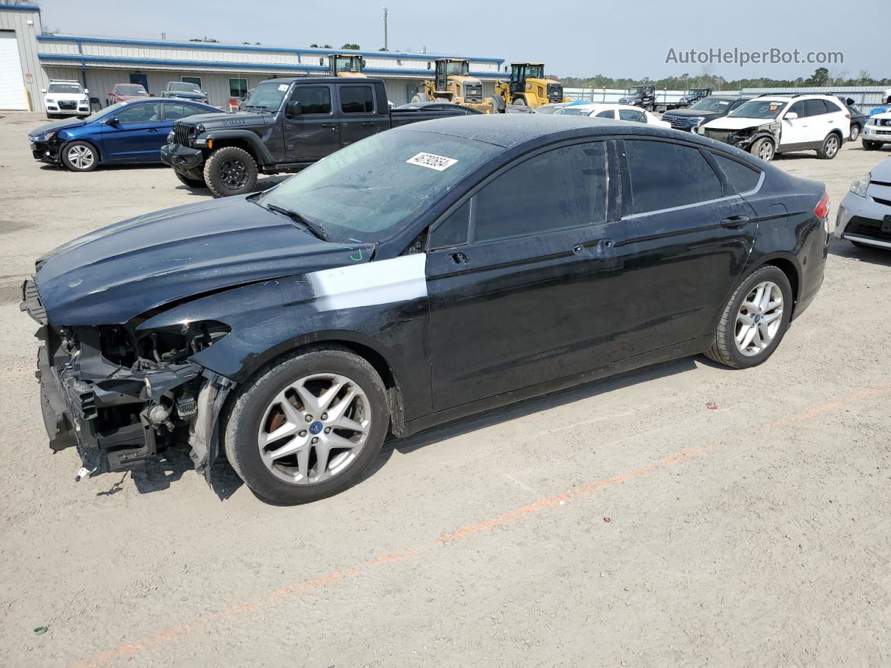 2014 Ford Fusion Se Black vin: 3FA6P0H73ER221466