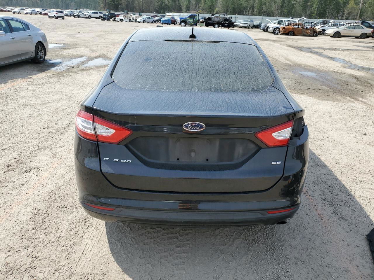 2014 Ford Fusion Se Black vin: 3FA6P0H73ER221466