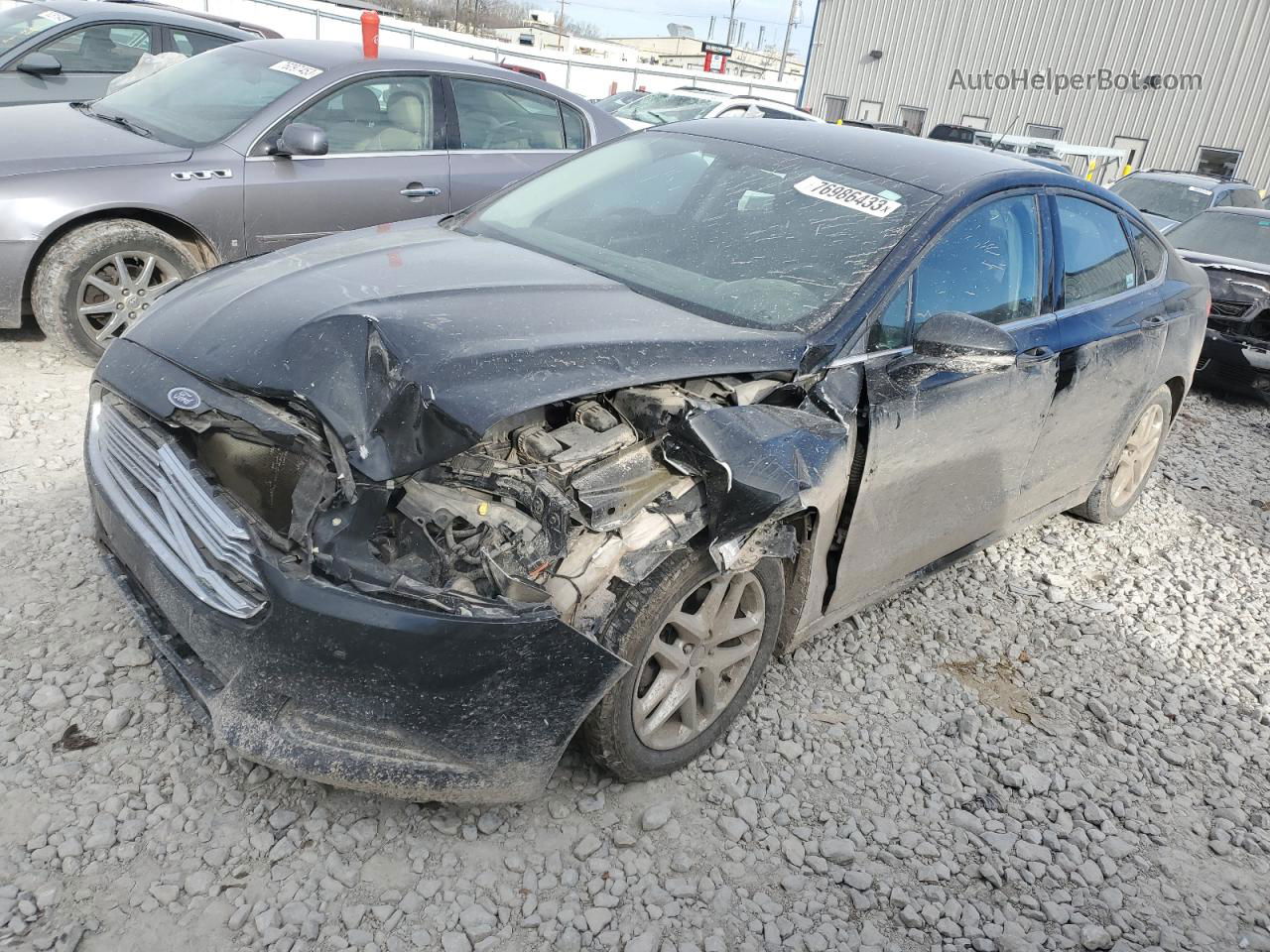 2014 Ford Fusion Se Черный vin: 3FA6P0H73ER262812