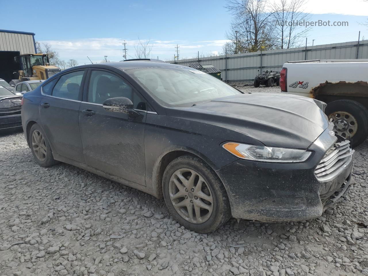 2014 Ford Fusion Se Черный vin: 3FA6P0H73ER262812