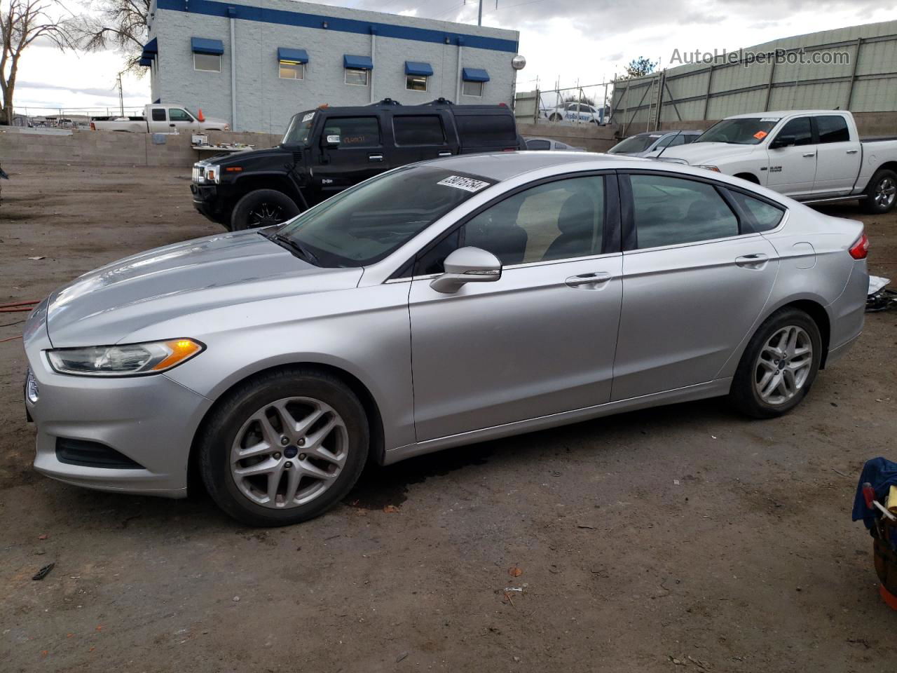 2014 Ford Fusion Se Silver vin: 3FA6P0H73ER291680