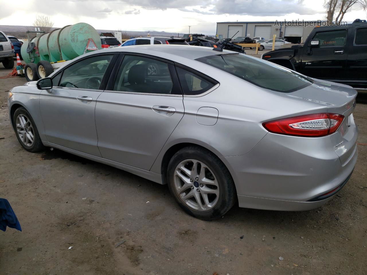 2014 Ford Fusion Se Silver vin: 3FA6P0H73ER291680