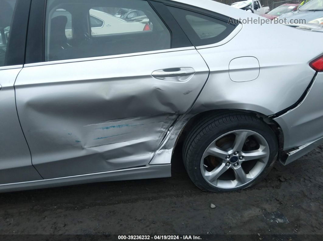 2014 Ford Fusion Se Серебряный vin: 3FA6P0H73ER326055