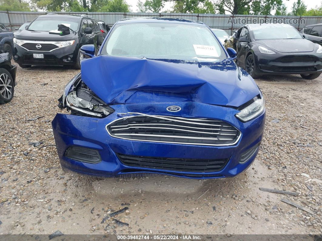 2015 Ford Fusion Se Blue vin: 3FA6P0H73FR118002