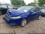 2015 Ford Fusion Se Blue vin: 3FA6P0H73FR118002