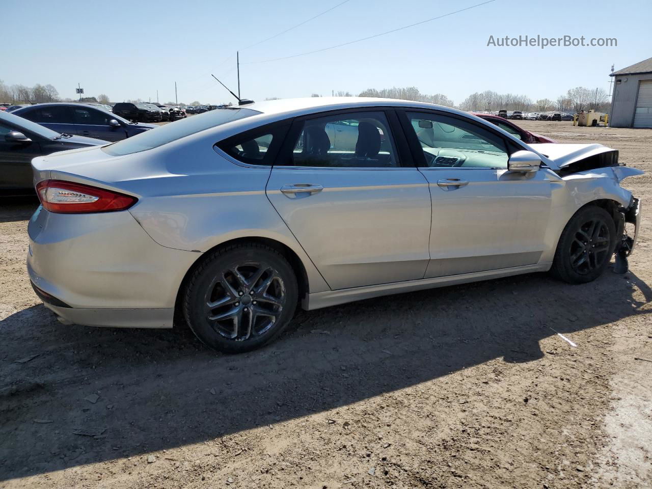 2015 Ford Fusion Se Silver vin: 3FA6P0H73FR159620