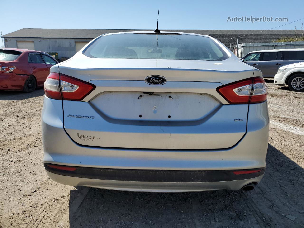 2015 Ford Fusion Se Silver vin: 3FA6P0H73FR159620