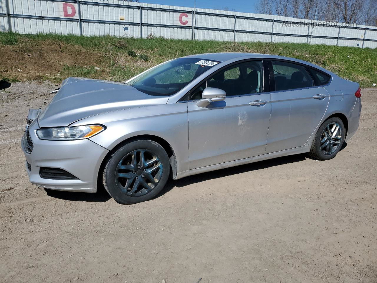 2015 Ford Fusion Se Silver vin: 3FA6P0H73FR159620