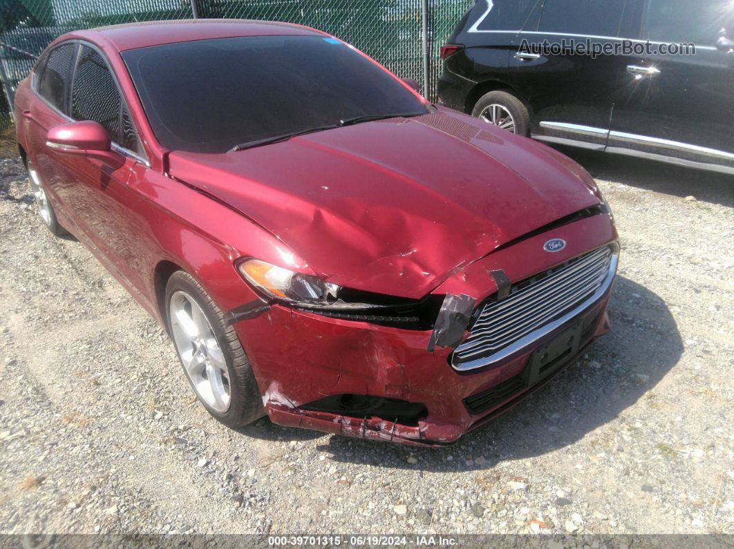 2015 Ford Fusion Se Red vin: 3FA6P0H73FR275285