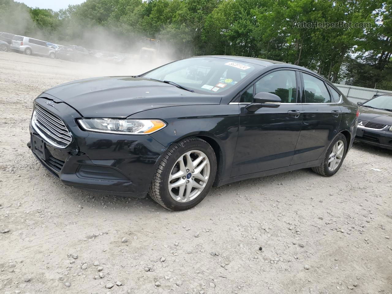 2015 Ford Fusion Se Black vin: 3FA6P0H73FR287050