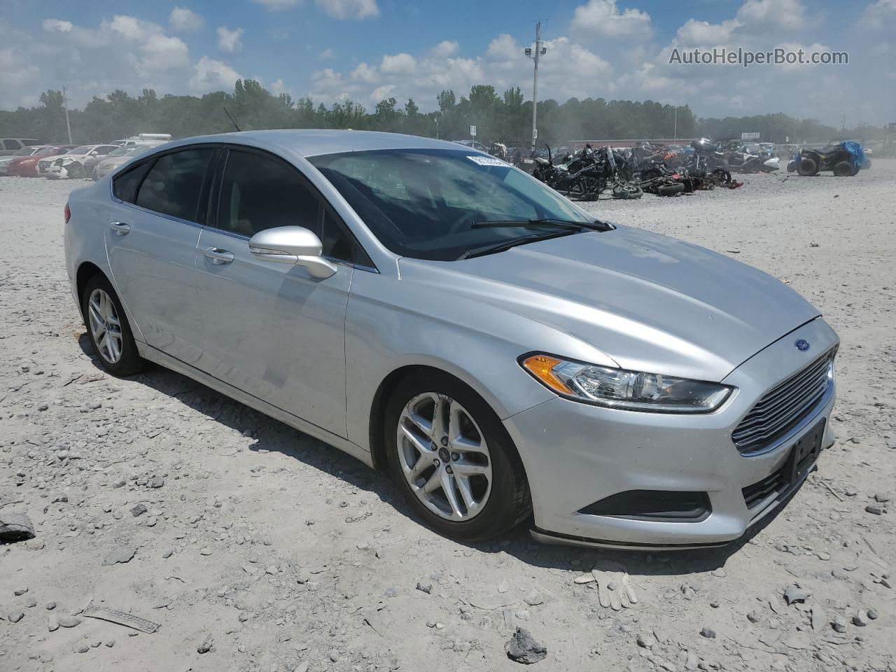 2015 Ford Fusion Se Silver vin: 3FA6P0H73FR302503