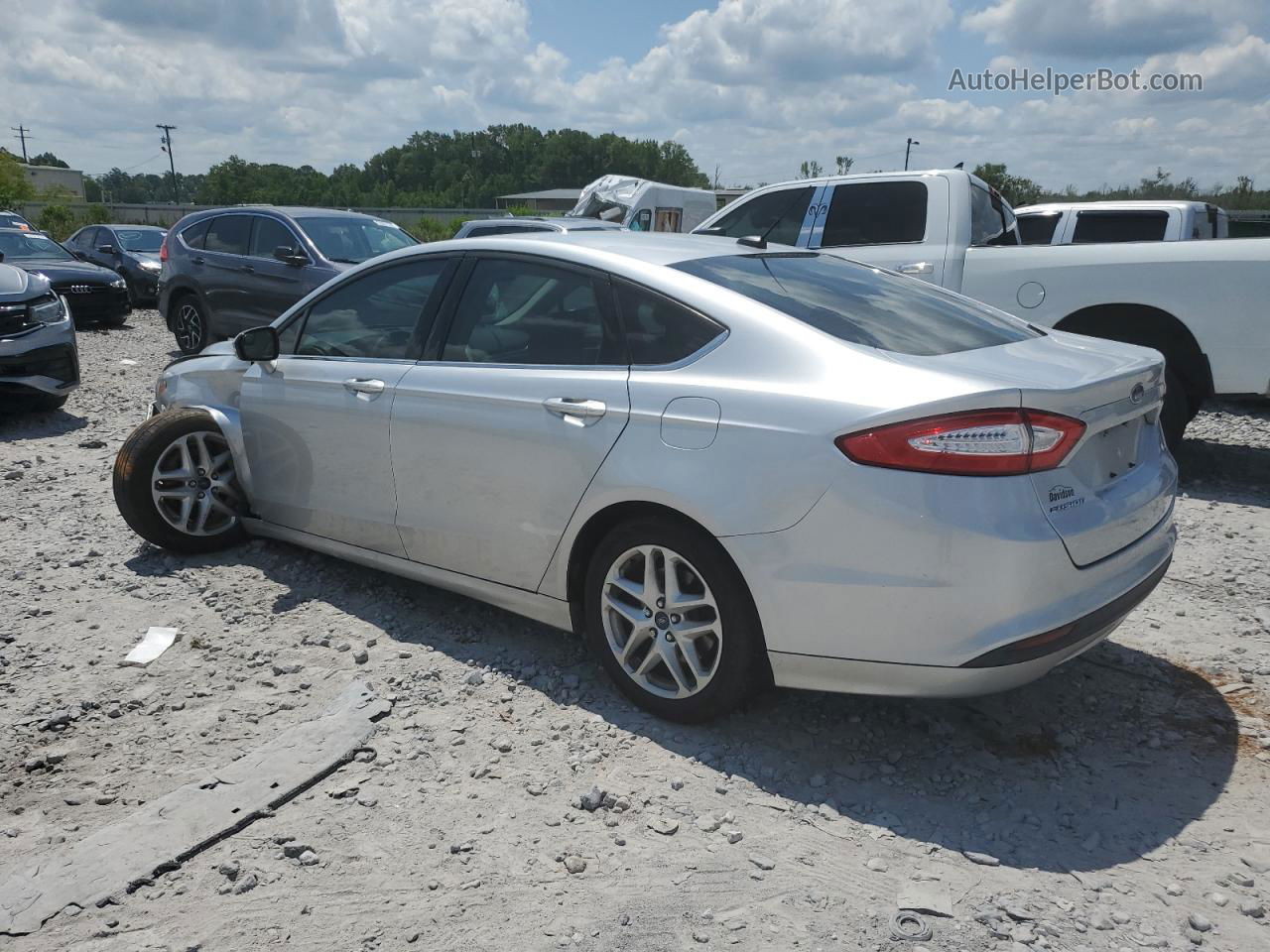 2015 Ford Fusion Se Silver vin: 3FA6P0H73FR302503