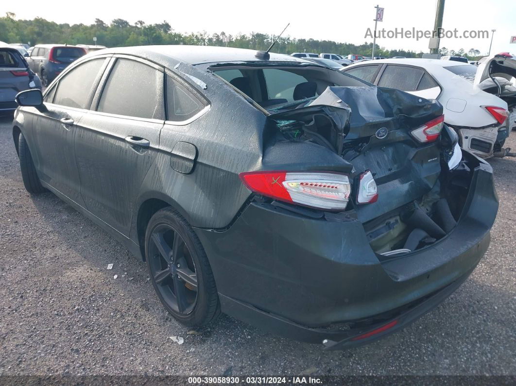 2016 Ford Fusion Se Gray vin: 3FA6P0H73GR132063