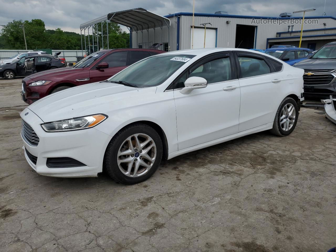 2016 Ford Fusion Se Белый vin: 3FA6P0H73GR185460