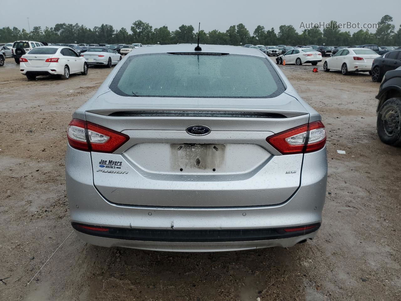 2016 Ford Fusion Se Silver vin: 3FA6P0H73GR264207