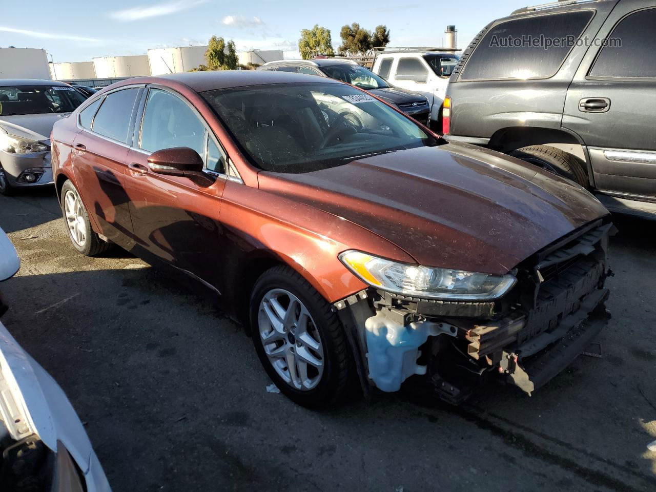 2016 Ford Fusion Se Burgundy vin: 3FA6P0H73GR264451