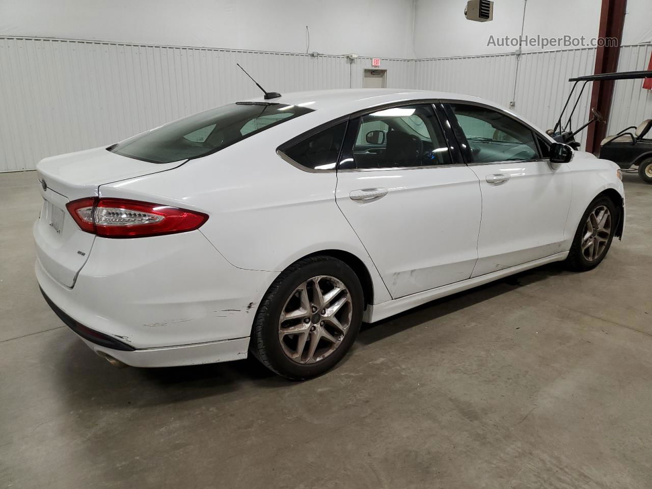 2016 Ford Fusion Se White vin: 3FA6P0H73GR333218