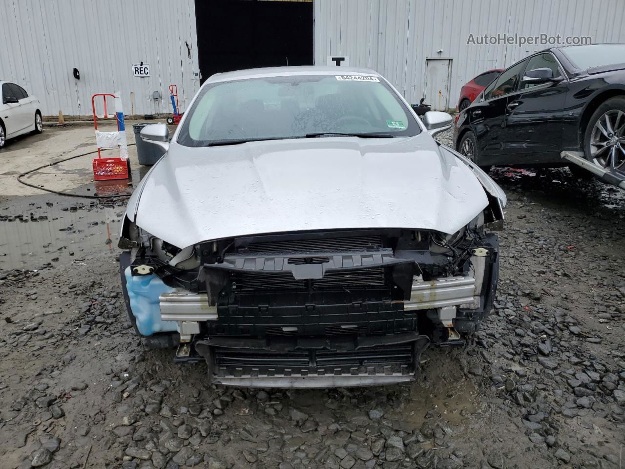 2016 Ford Fusion Se Silver vin: 3FA6P0H73GR373914