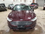 2017 Ford Fusion Se Maroon vin: 3FA6P0H73HR103888