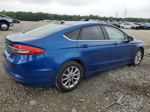 2017 Ford Fusion Se Синий vin: 3FA6P0H73HR316727