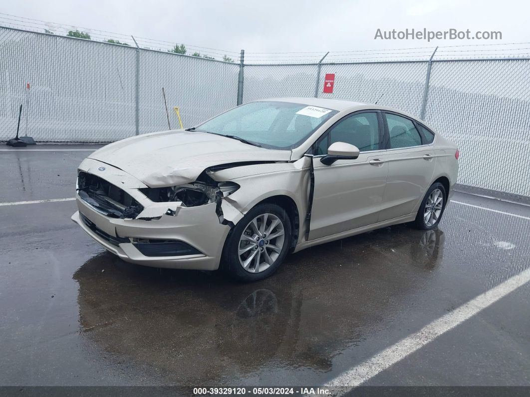 2017 Ford Fusion Se Gold vin: 3FA6P0H73HR358878