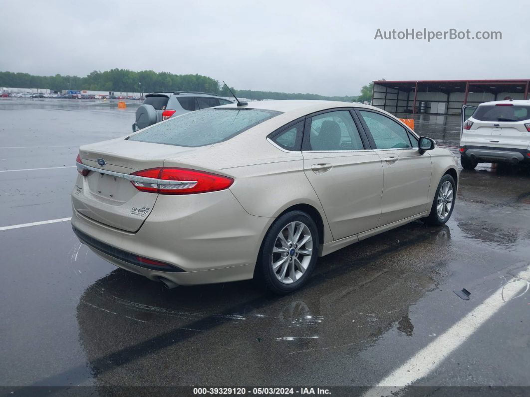 2017 Ford Fusion Se Gold vin: 3FA6P0H73HR358878