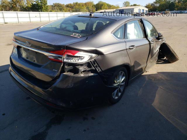 2017 Ford Fusion Se Серый vin: 3FA6P0H73HR410493