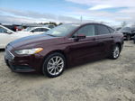 2017 Ford Fusion Se Burgundy vin: 3FA6P0H73HR414138