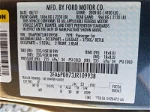 2018 Ford Fusion Se Gray vin: 3FA6P0H73JR109938
