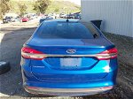2018 Ford Fusion Se Blue vin: 3FA6P0H73JR191671