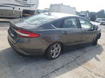 2018 Ford Fusion Se Gray vin: 3FA6P0H73JR194831