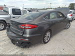 2019 Ford Fusion Se Gray vin: 3FA6P0H73KR218837